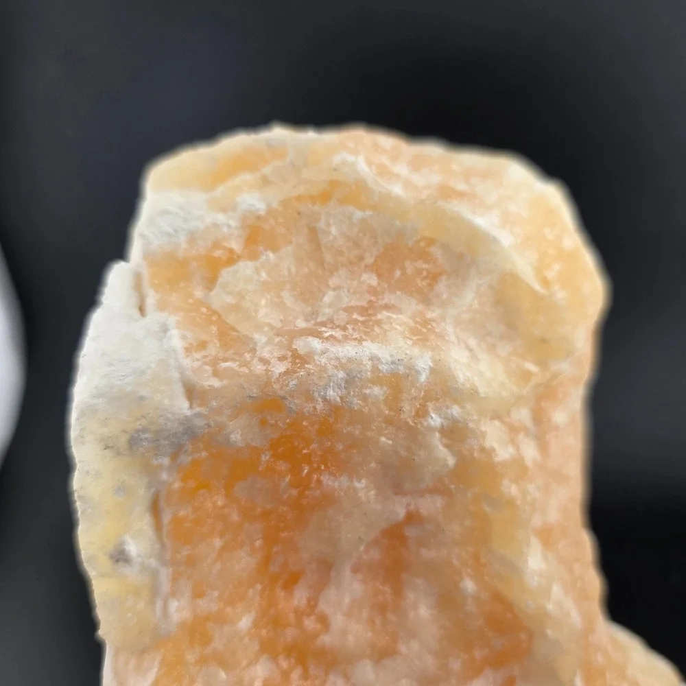 Orange‎ Calcite Bookend Natural Crystal Mineral Specimen Display Hecho En Mexico